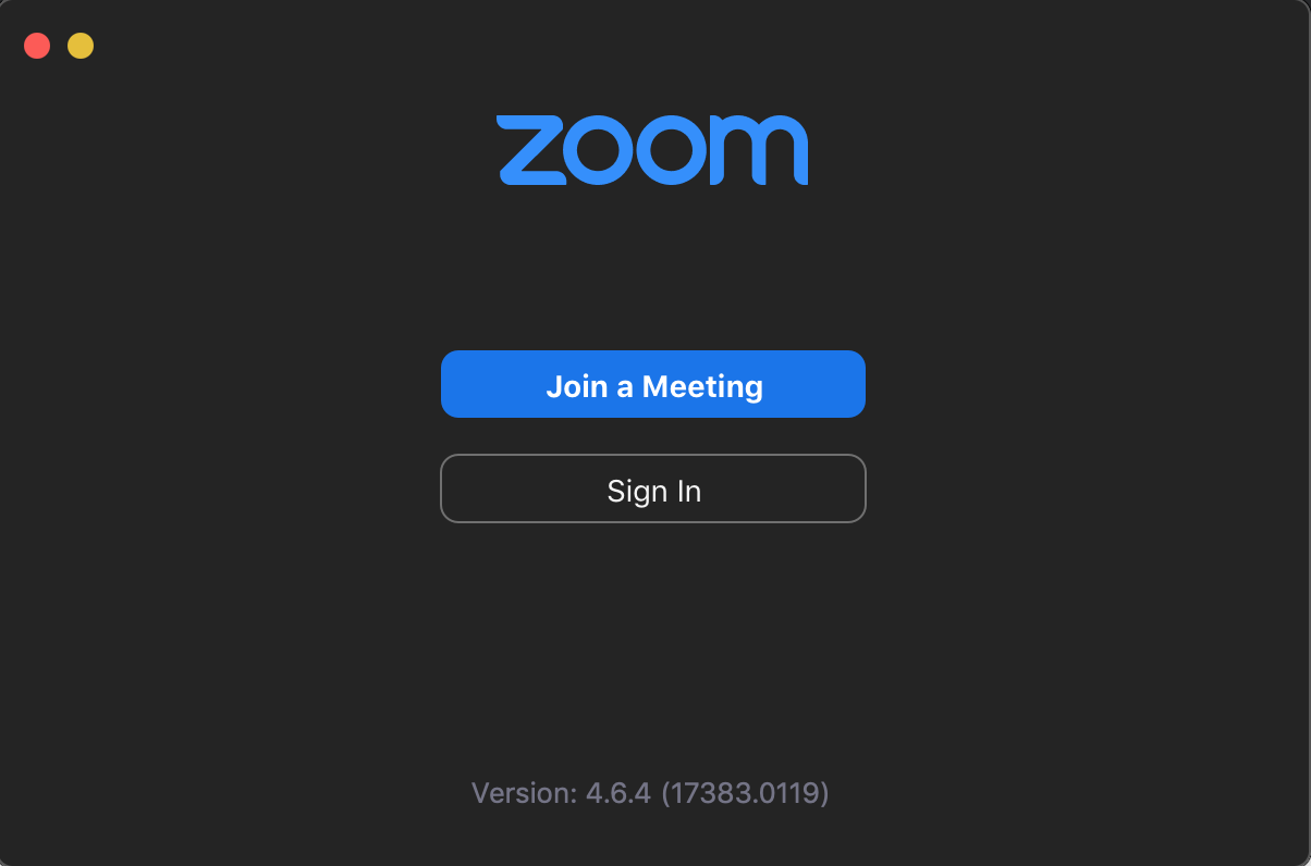 Zoom login